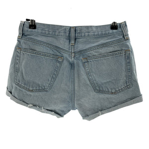 Agolde Relaxed Turquoise Parker Shorts Size 26