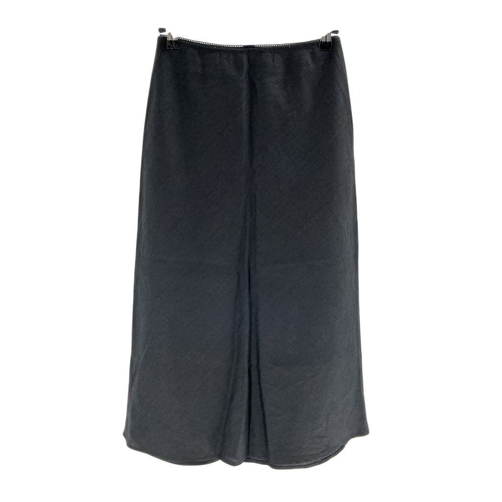 Reformation 'Petites' Black Linen Layla Skirt Size S / P