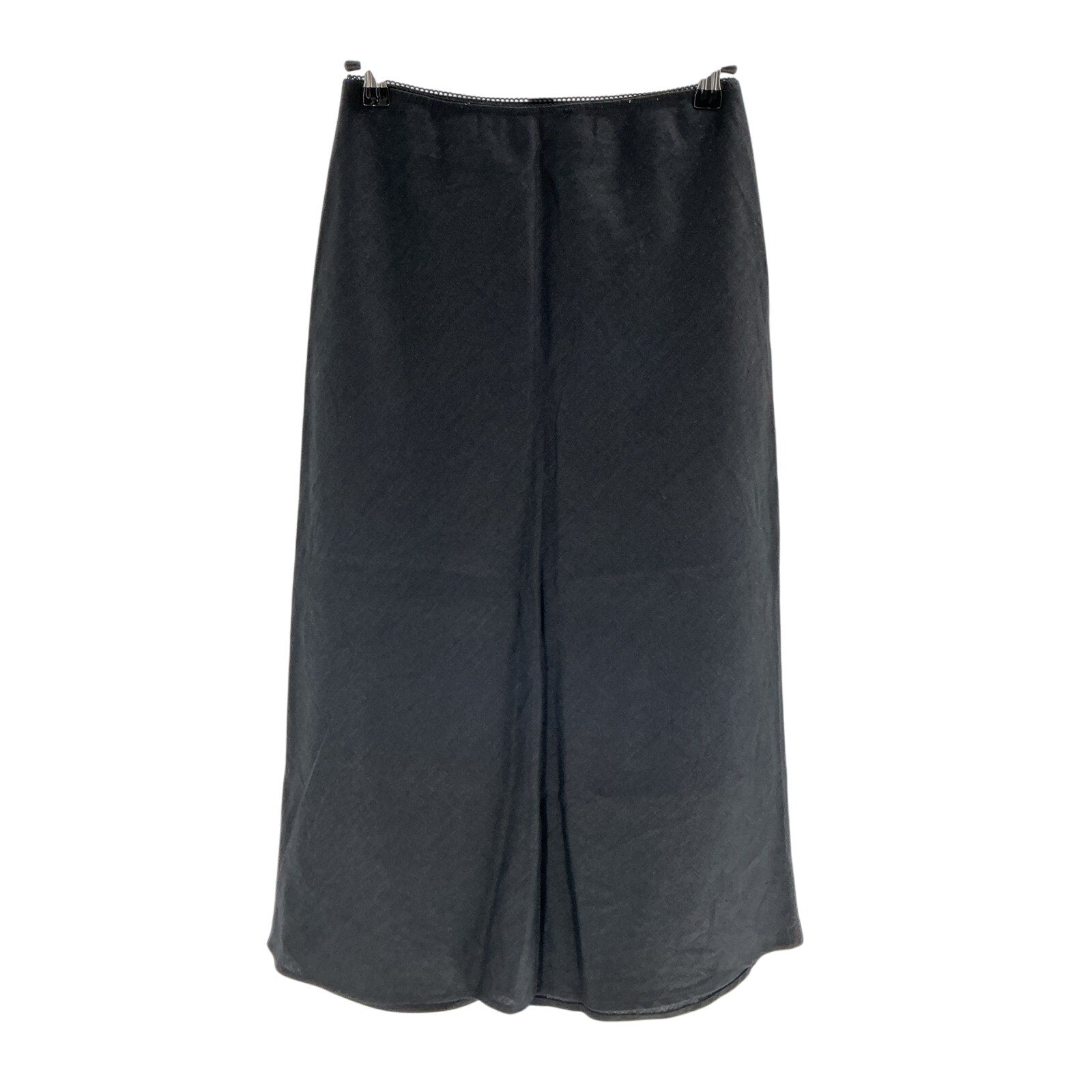 Reformation 'Petites' Black Linen Layla Skirt Size S / P
