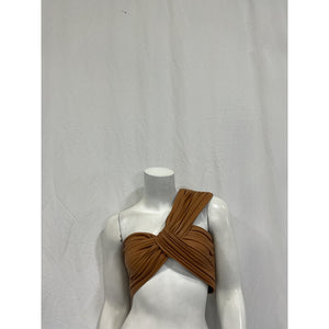 A.L.C. 'Athena' Brown Viscose Top Size 4