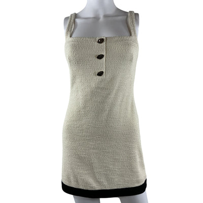Alexis Textured Ivory Sorena Mini Dress Size XS