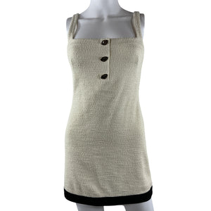 Alexis Textured Ivory Sorena Mini Dress Size XS