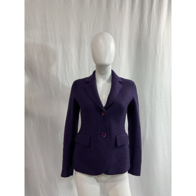 Aspesi 'Virgin' Purple Wool Blazer 2