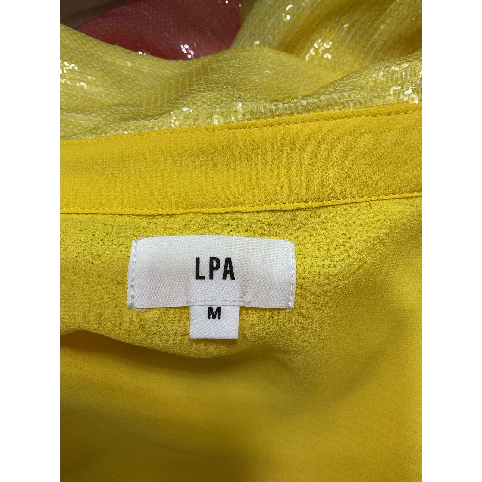 Lpa 'Jacinda' Pink Sequin Ebellished Dress Size M