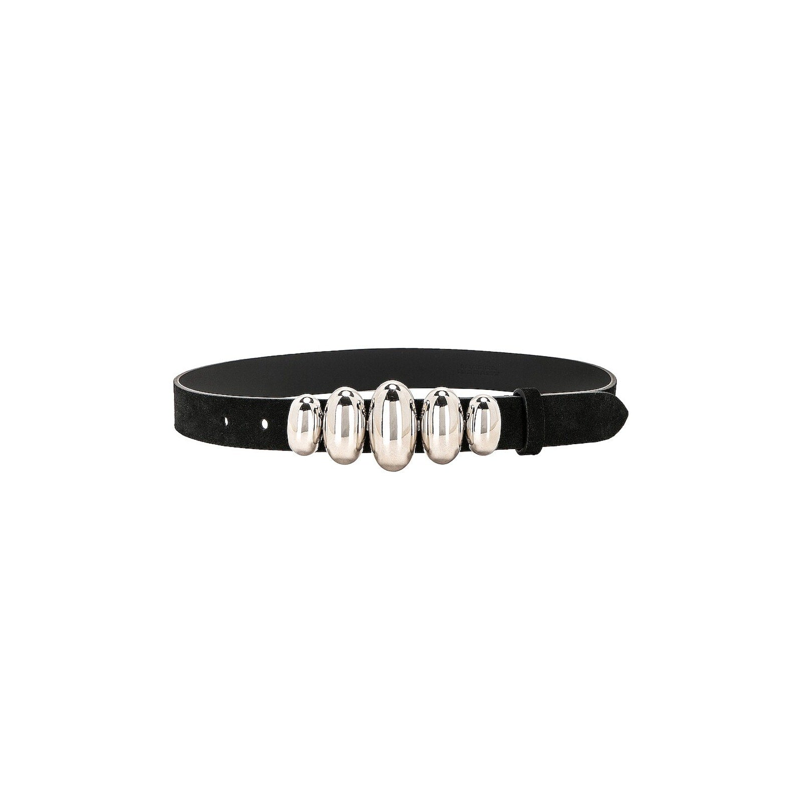 Isabel Marant 'Fuzz' Black Leather Belt Size 80