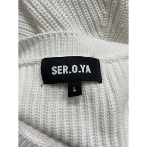 Ser.O.Ya 'Devin' White Sweater Size M