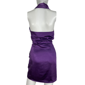 Elliatt Draped Purple Myley Mini Dress Size XS