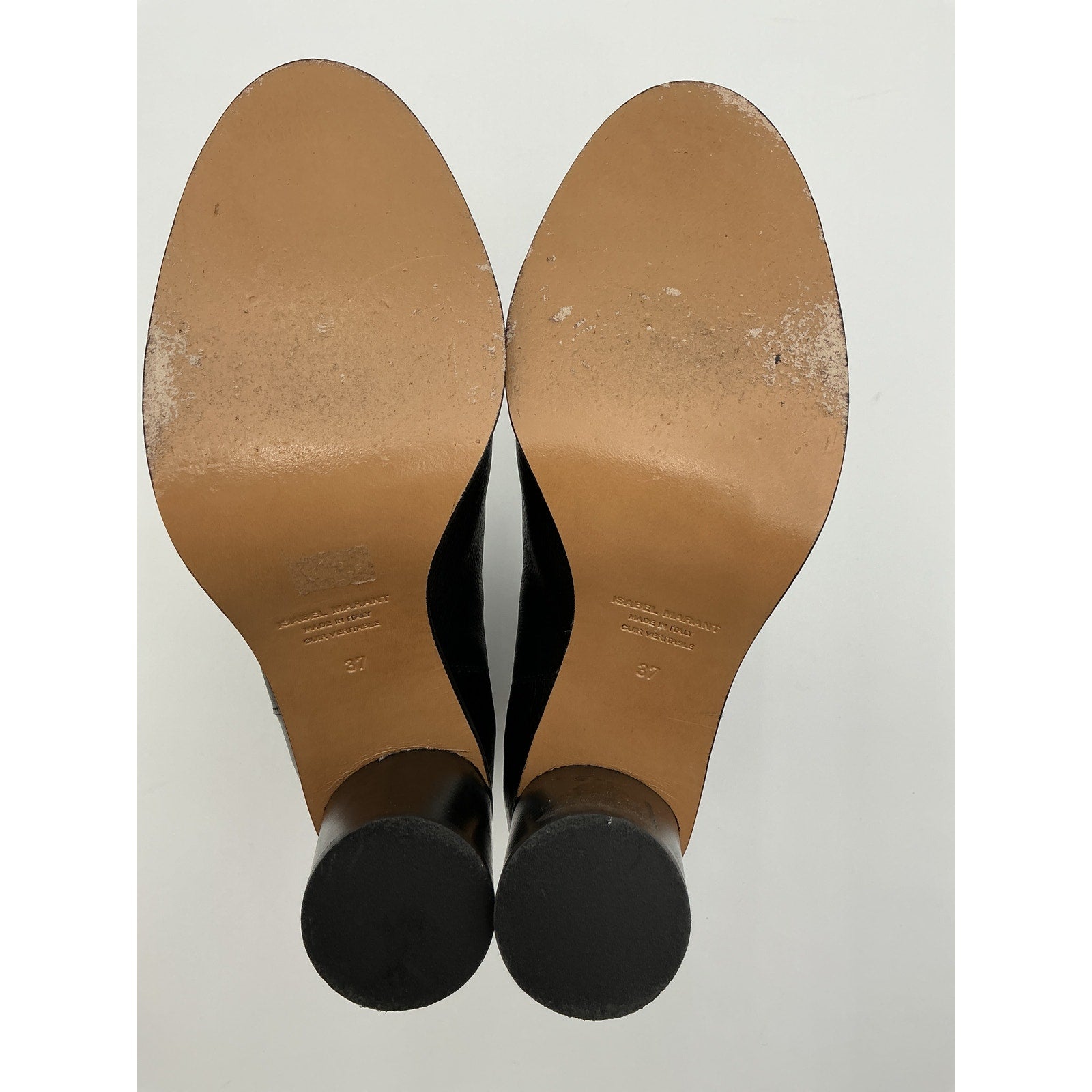 Isabel Marant 'Lalix' Black Leather Boot Size 7
