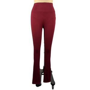 Nicholas Ribbed Prune Delia Leggings Size 0