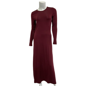 Allsaints Sleek Winter Orchid Red Katlyn Maxi Dress Size 4