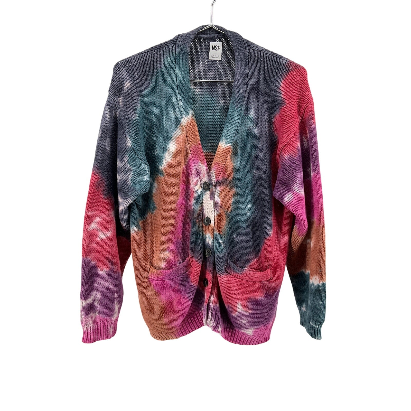 Nsf 'Rogers' Pink Cotton Cardigan Size XS