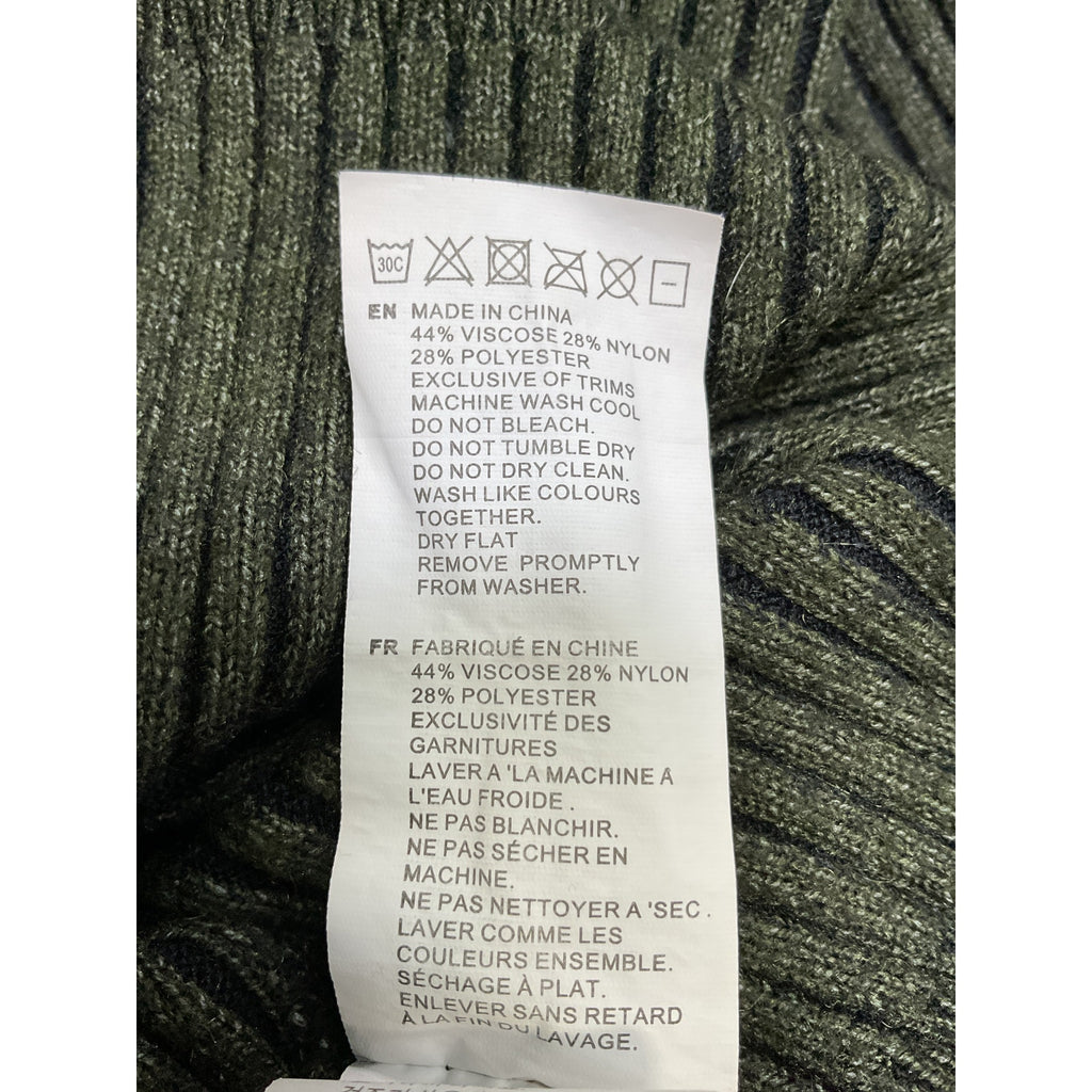 Varley 'Grant' Green Viscose Knit Sweater Size S