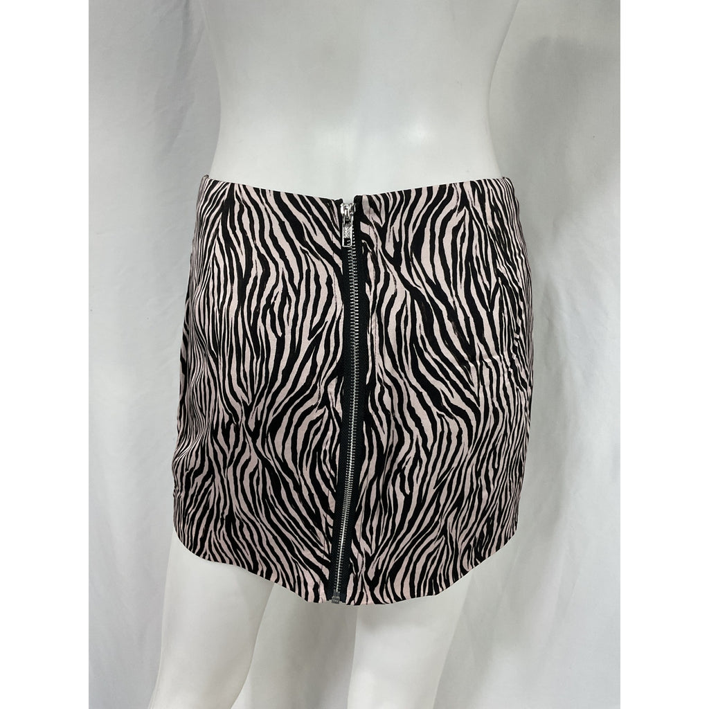 For Love & Lemons 'Aiko' Black Viscose Mini Skirt Size S