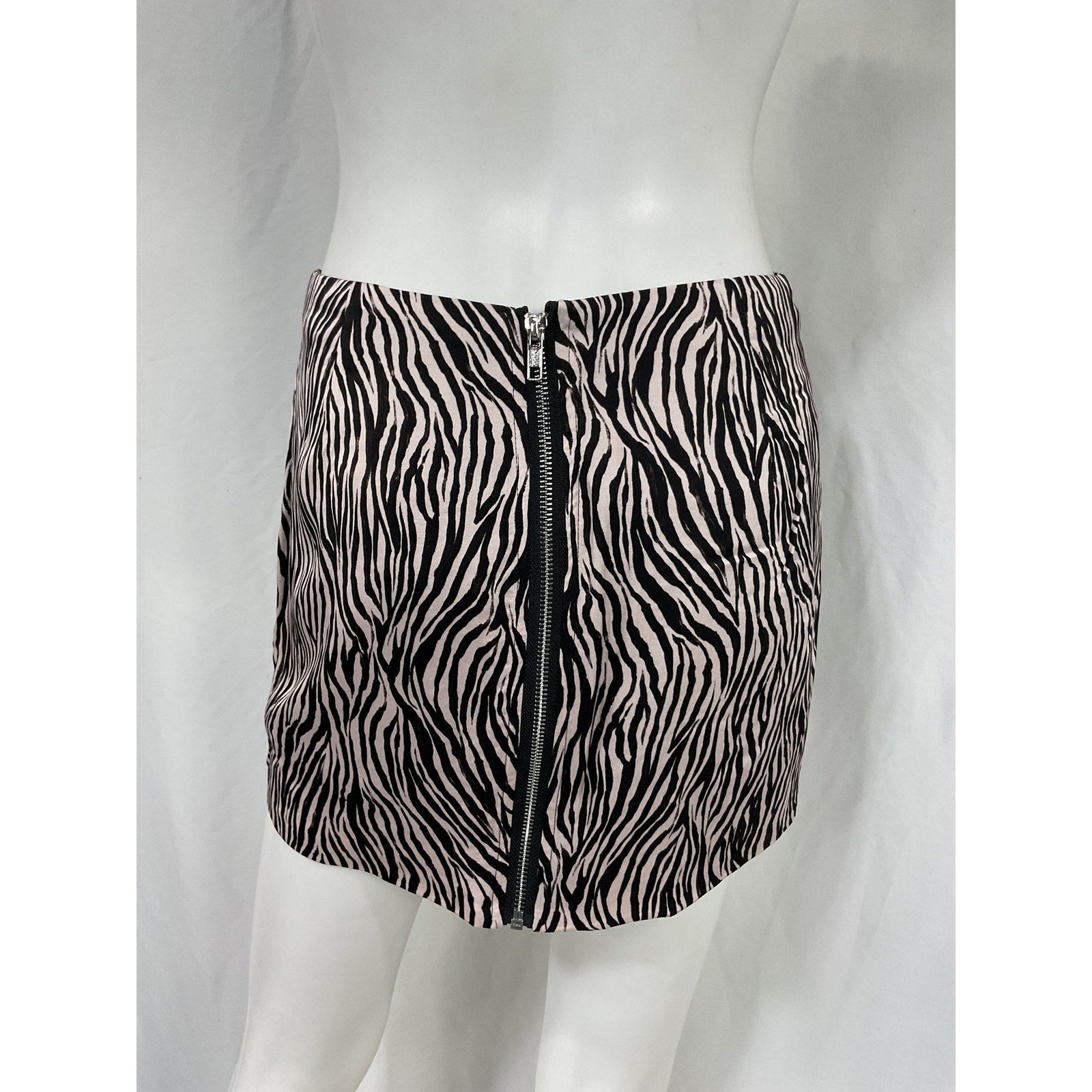 For Love & Lemons 'Aiko' Black Viscose Mini Skirt Size S