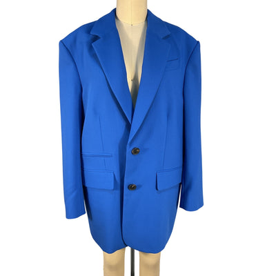 Shona Joy Oversized Blue Irena Blazer Size Aus 10 / US 6 NWT