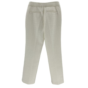 Milly Boucle Cream Betsy Pants Size 2