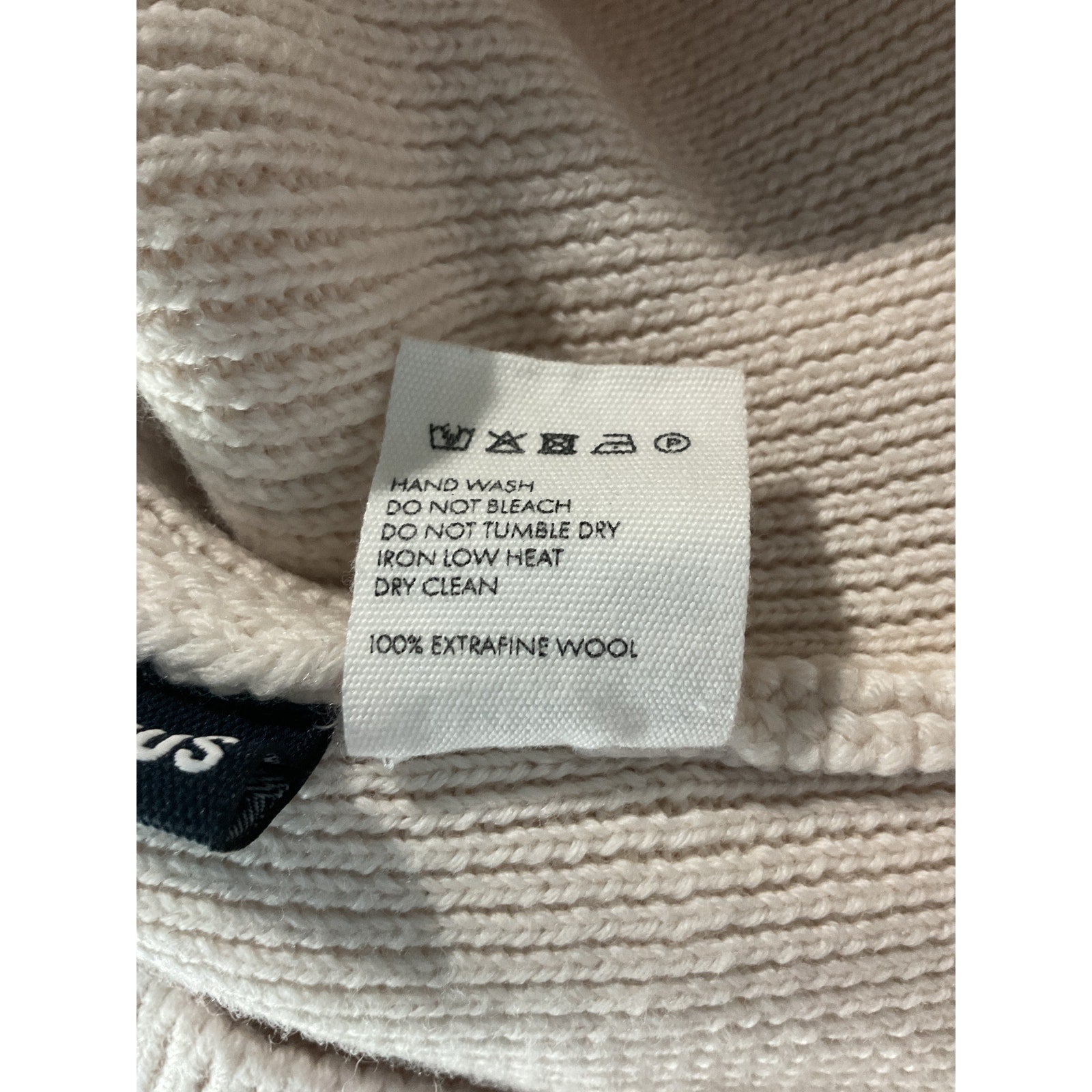Jacquemus 'La Maille' Cream Wool Risoul Jumper Size 36