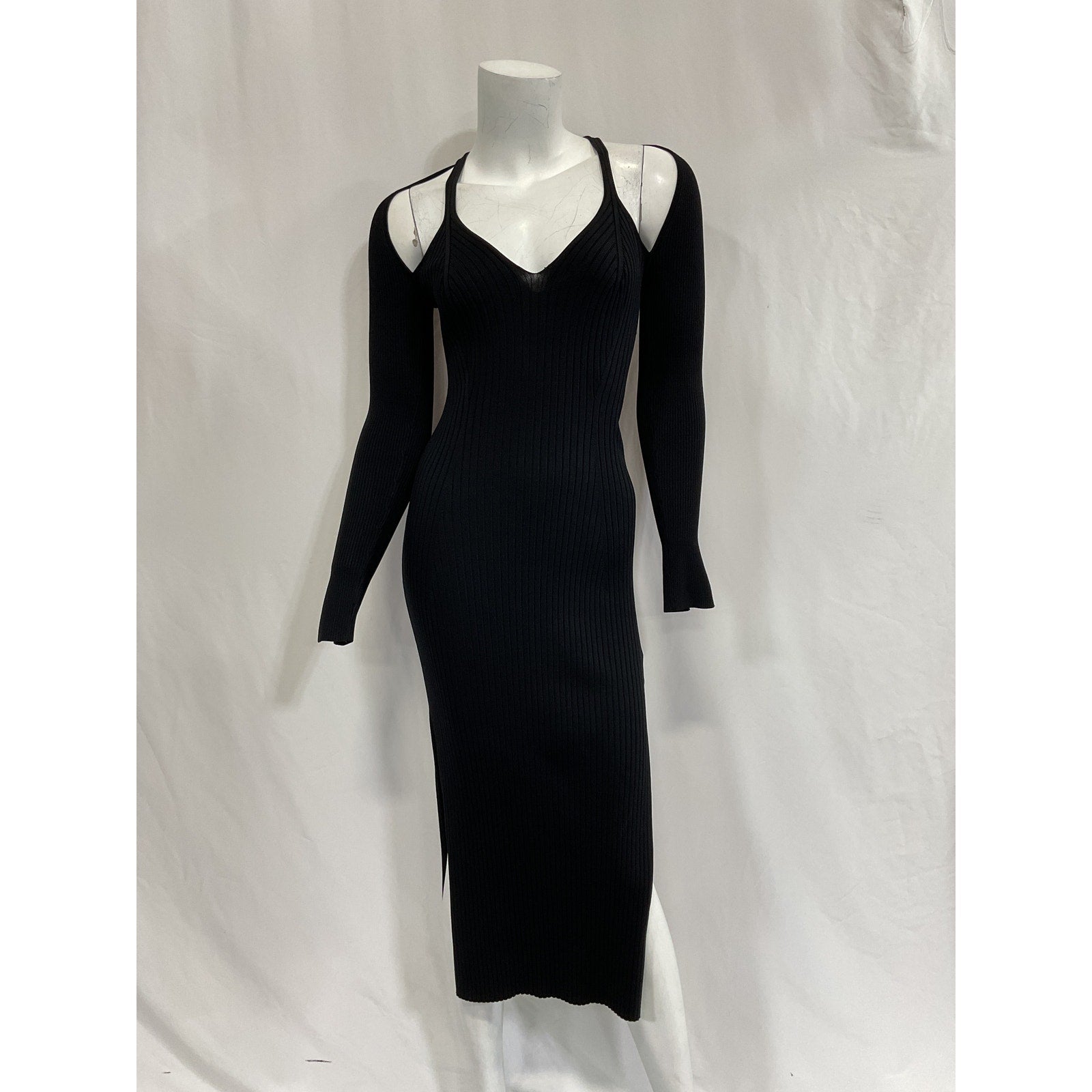 Simkhai 'Esperanza' Black Compact Cut Out Dress Size S