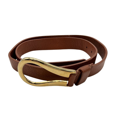 B-Low The Belt Pebbled Brown Ryder Wrap Belt Size S
