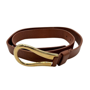 B-Low The Belt Pebbled Brown Ryder Wrap Belt Size S