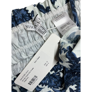 Shona Joy Shirred Blue Diana Midi Dress Size US 8 NWT