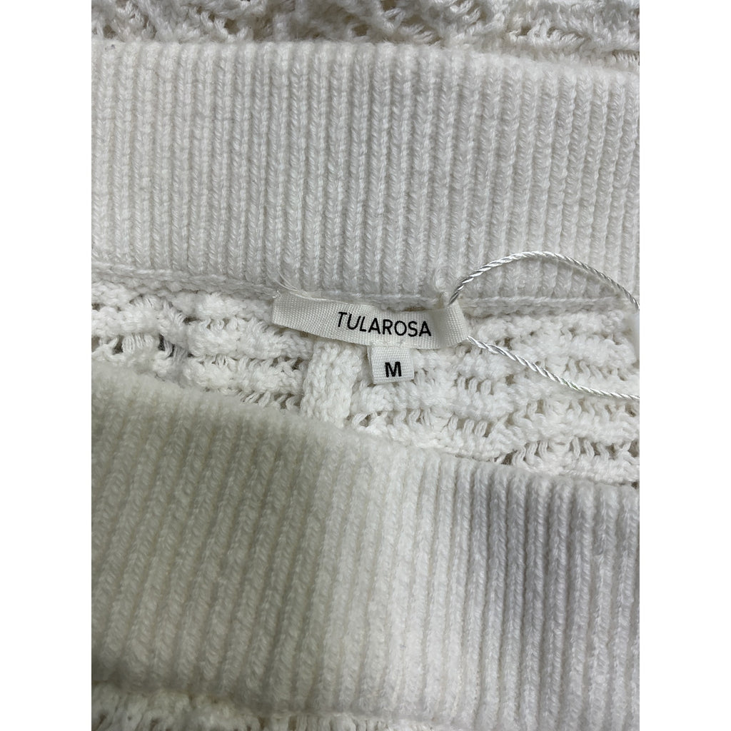 Tularosa 'Maeve' Ivory Cotton Knit Pant Size M