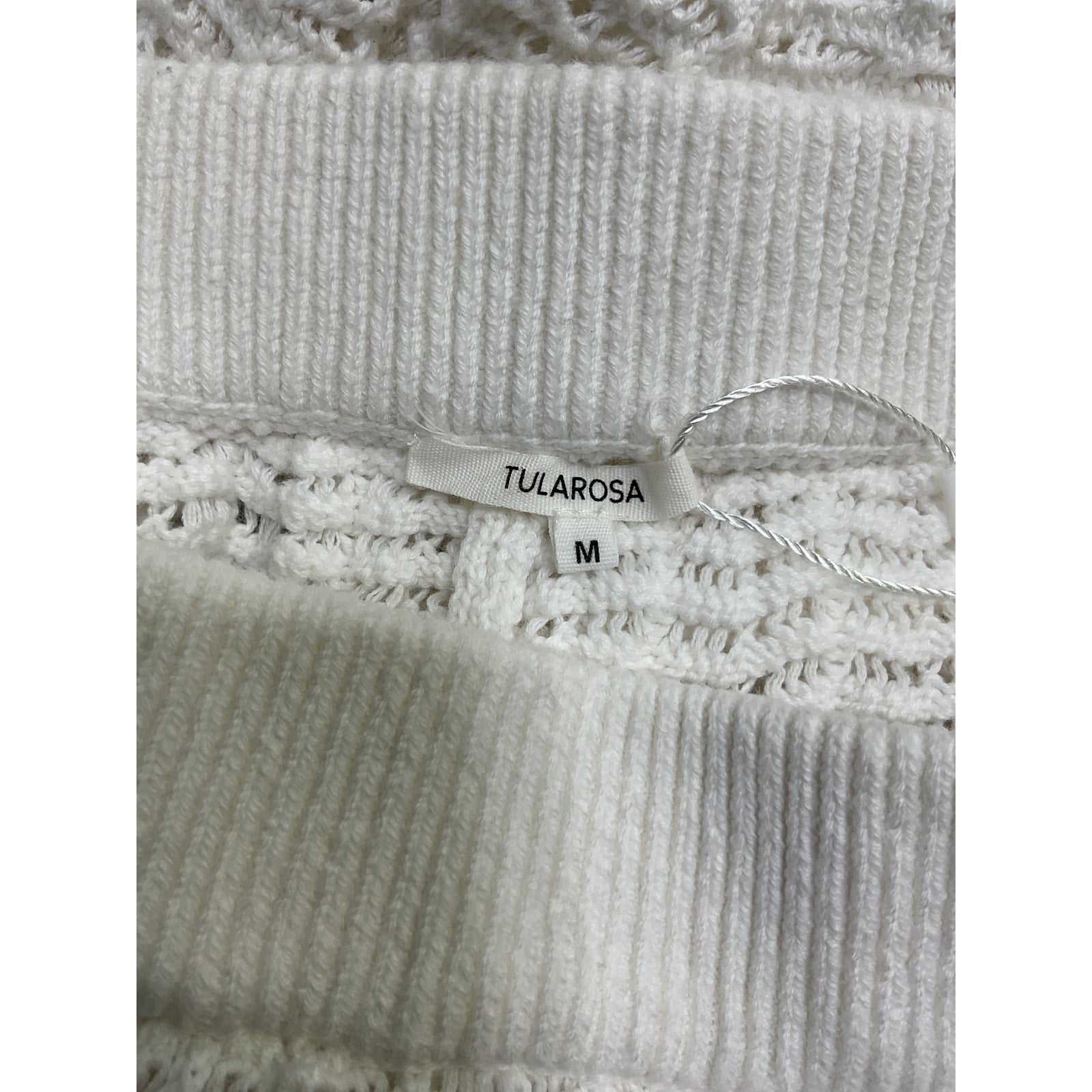 Tularosa 'Maeve' Ivory Cotton Knit Pant Size M