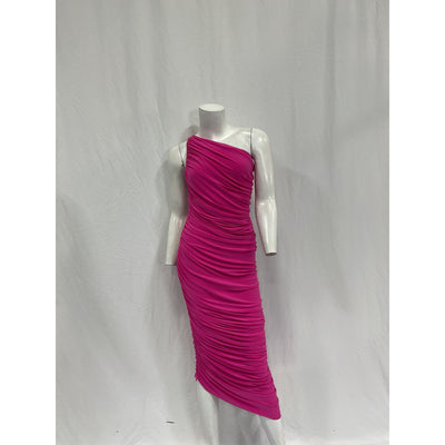 Norma Kamali x Revolve 'Diana' Pink Poly Gown Size XS