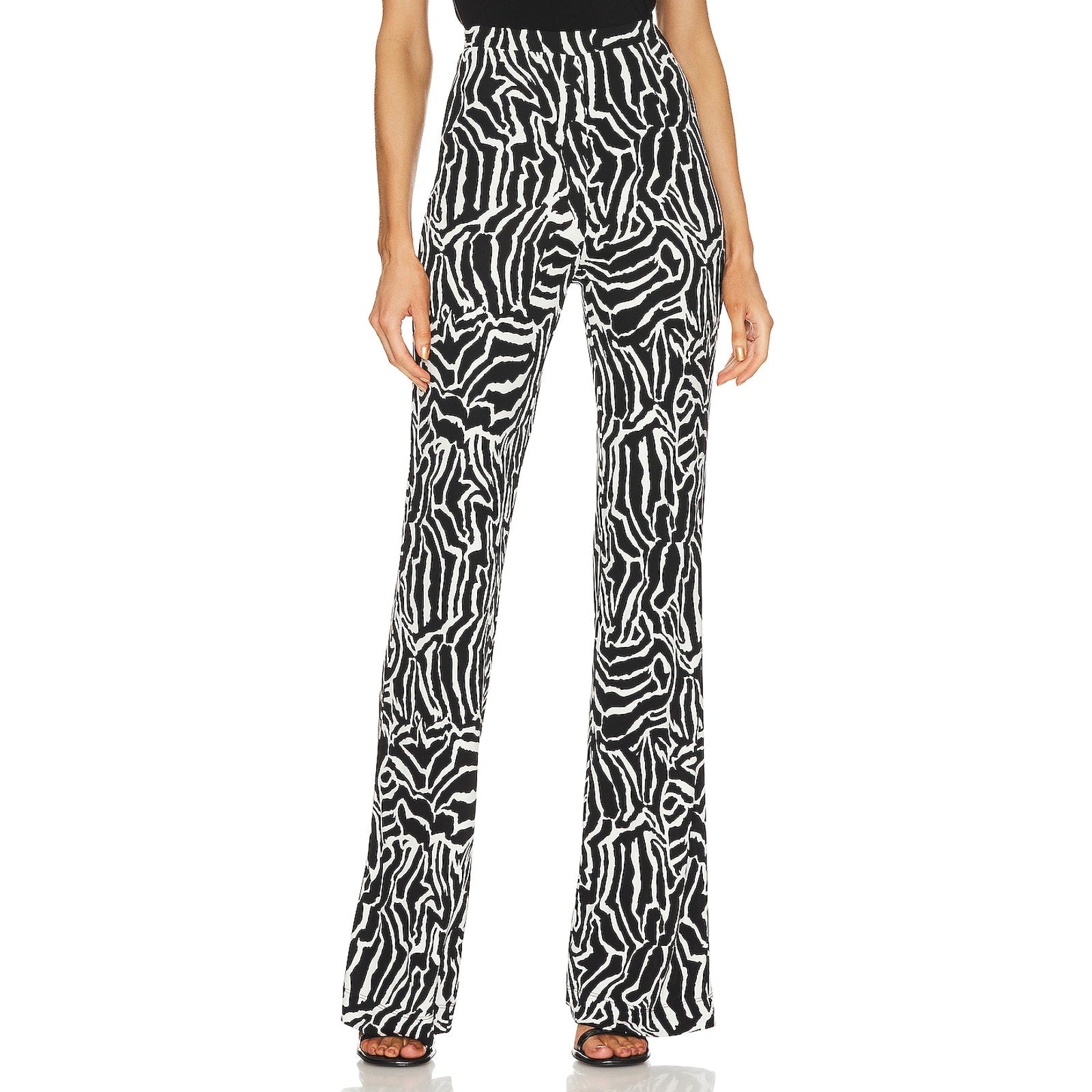 Diane Von Furstenberg 'Caspian' Black Pants Size M
