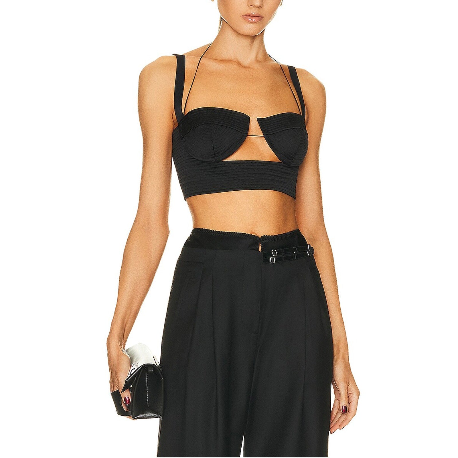Anna October 'Cecile' Black Viscose Top Size XS
