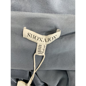 Shona Joy Ruched Blue Smoke Lily Dress Size 6 NWT