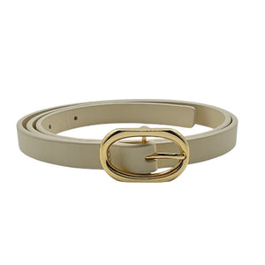 Anine Bing Sleek Ivory Mini Signature Link Belt Size XS / S