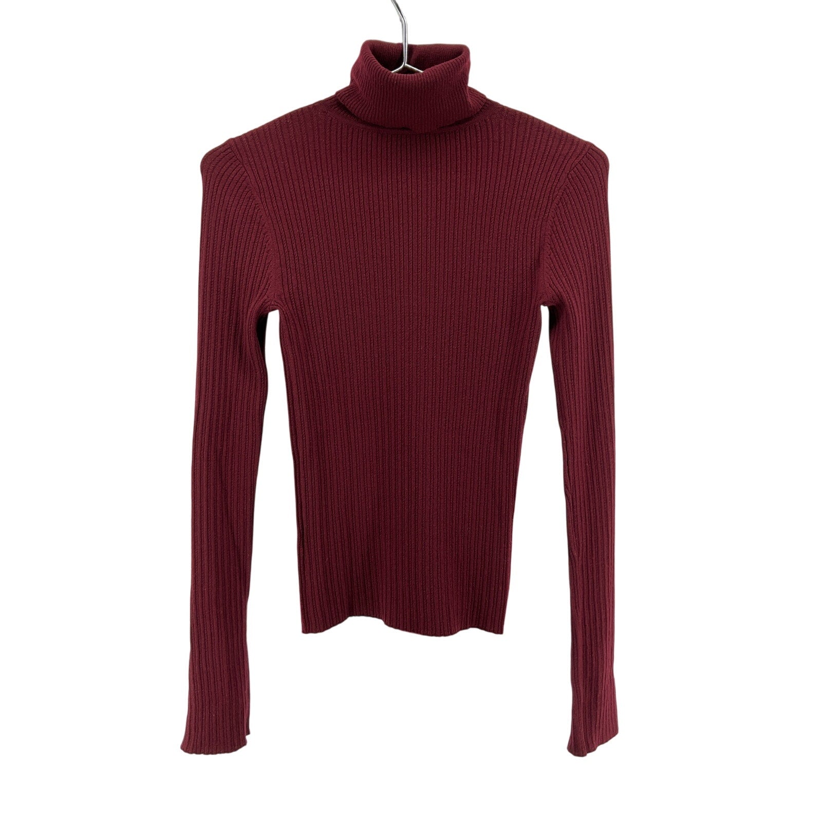 A.L.C. 'Jett' Red Merino Wool Top Size S