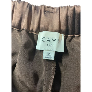 Cami Nyc Satin Brown Davina Pants Size M