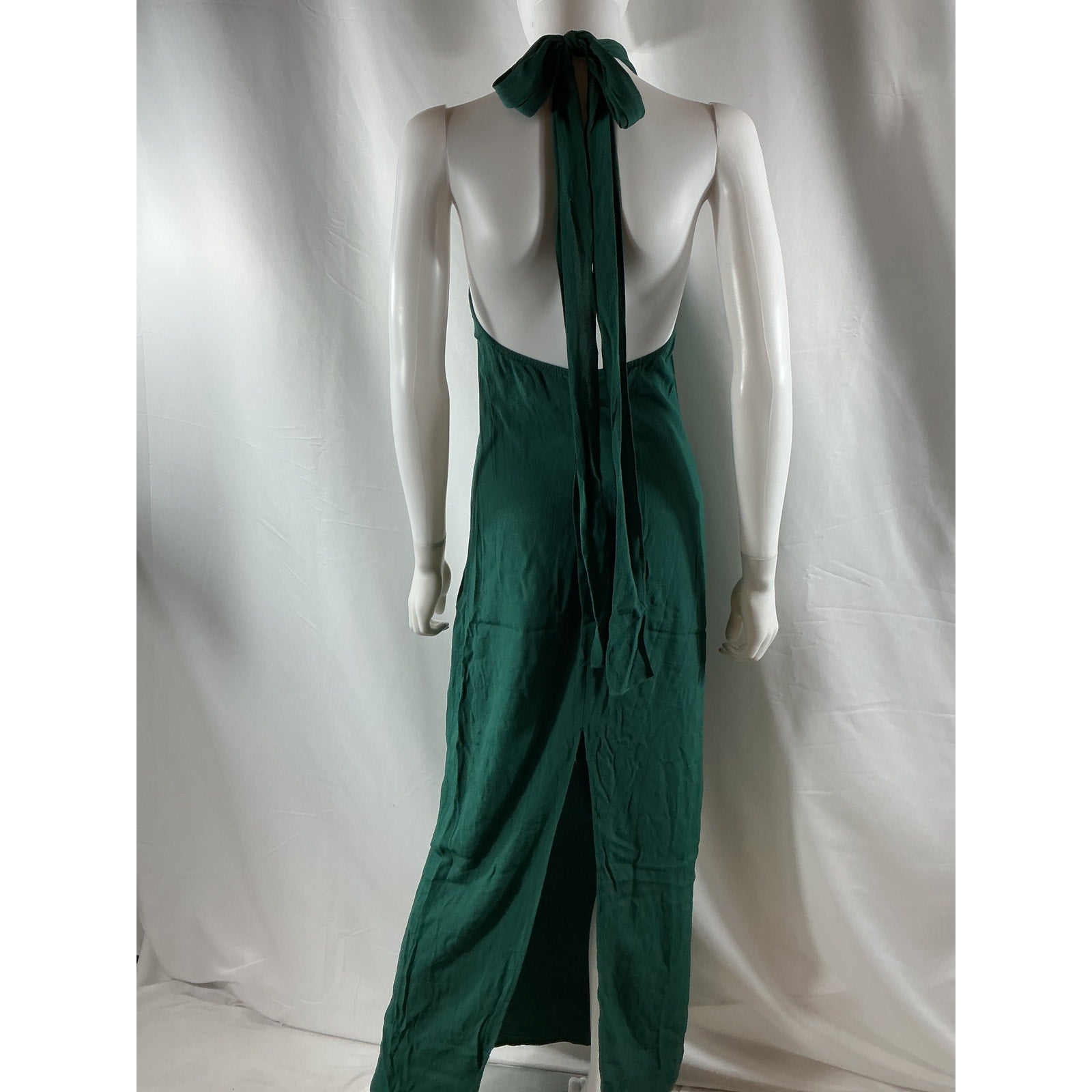 Reformation 'Filippa' Green Viscose Dress Size 6