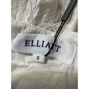 Elliatt Water 'Lily' White Sequined Top Size S - NWT