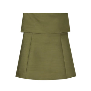 Toteme Sateen Green Bandeau Top Size 34 / US 2