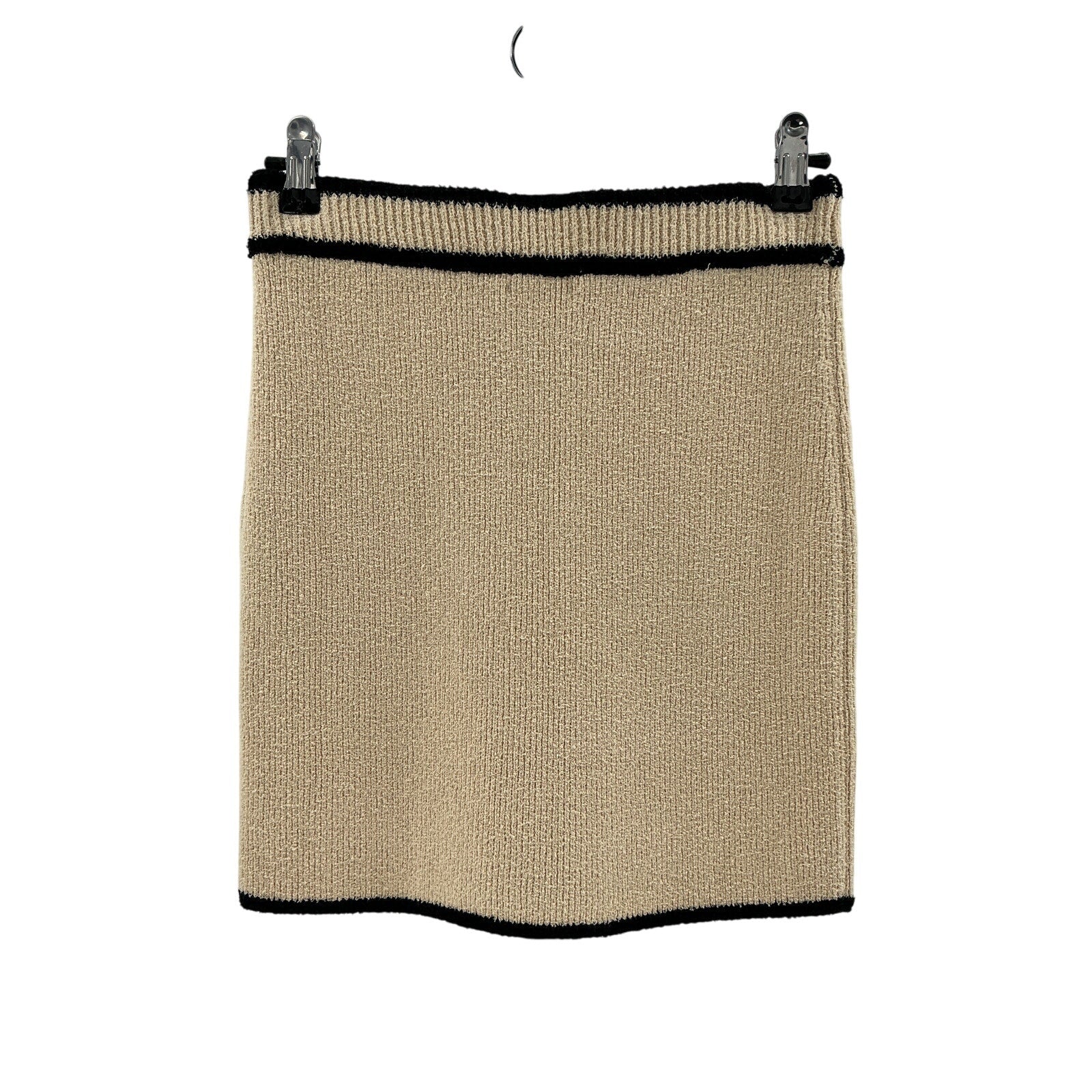 L'Academie 'By Marianna' Beige Cotton Elektra Mini Skirt Size S