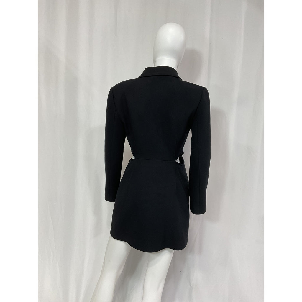 Simkhai 'Jayda' Black Structured Blazer Dress Size 2