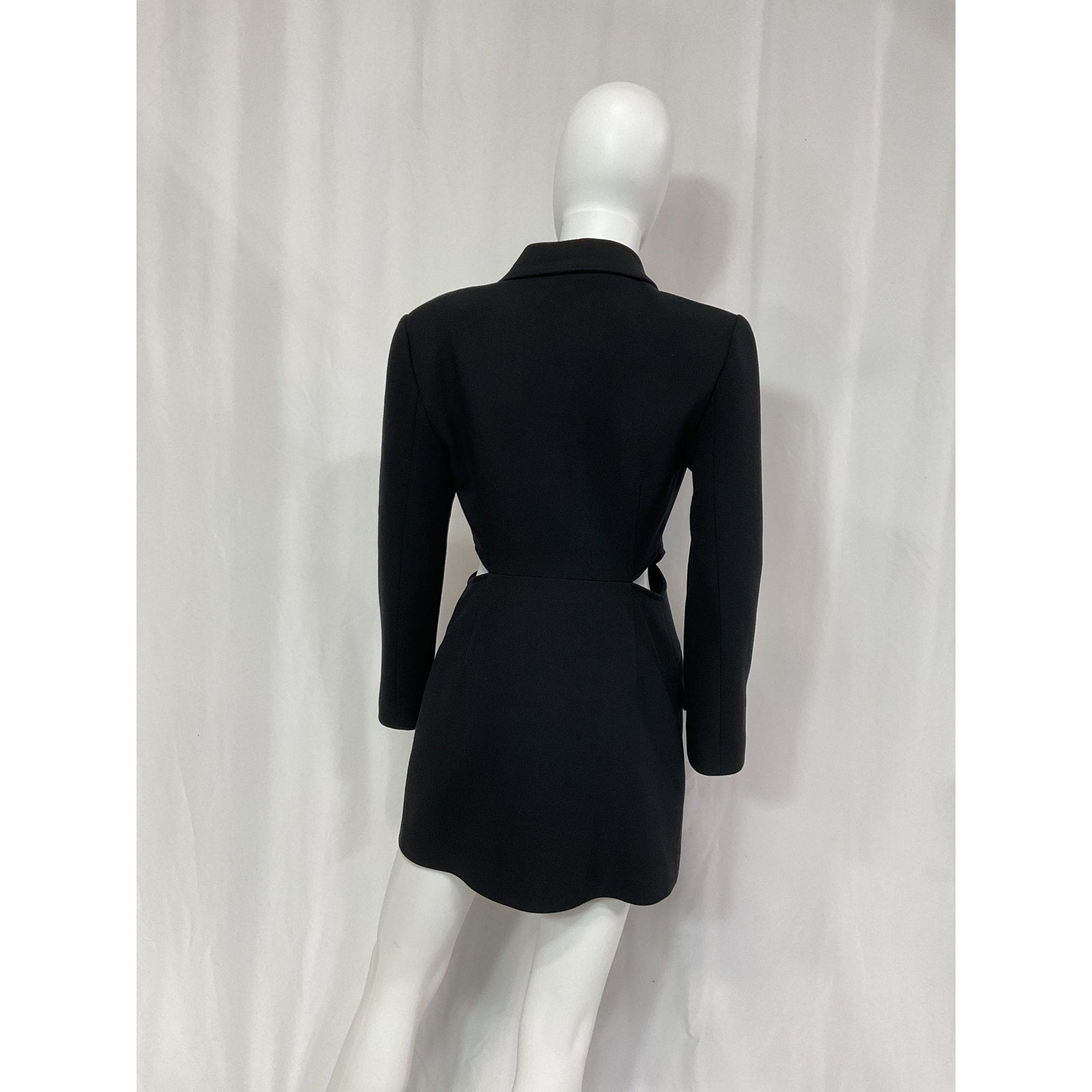 Simkhai 'Jayda' Black Structured Blazer Dress Size 2