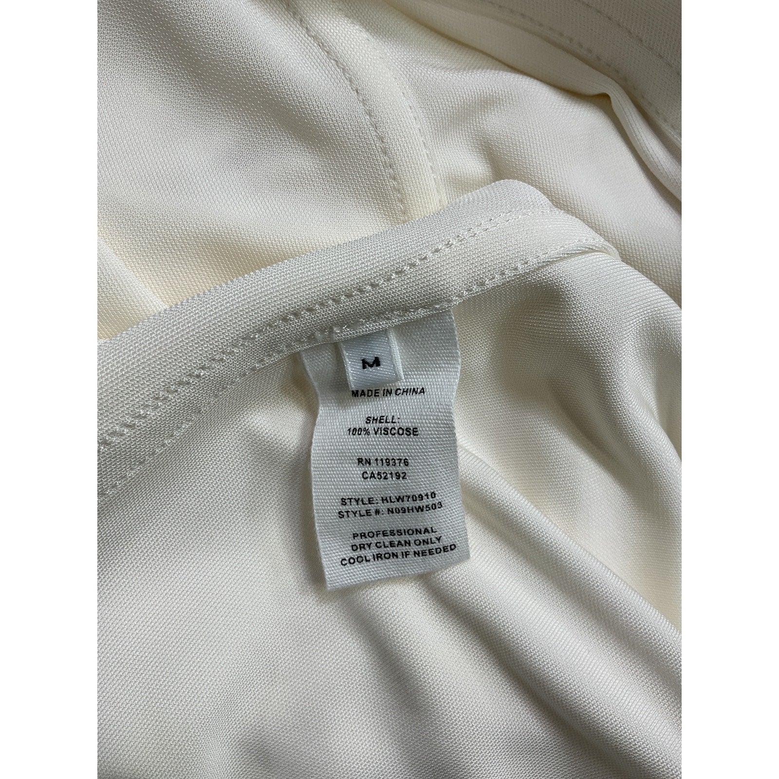 Helmut Lang Point Collar White Long Sleeve Pocket Shirt Size M