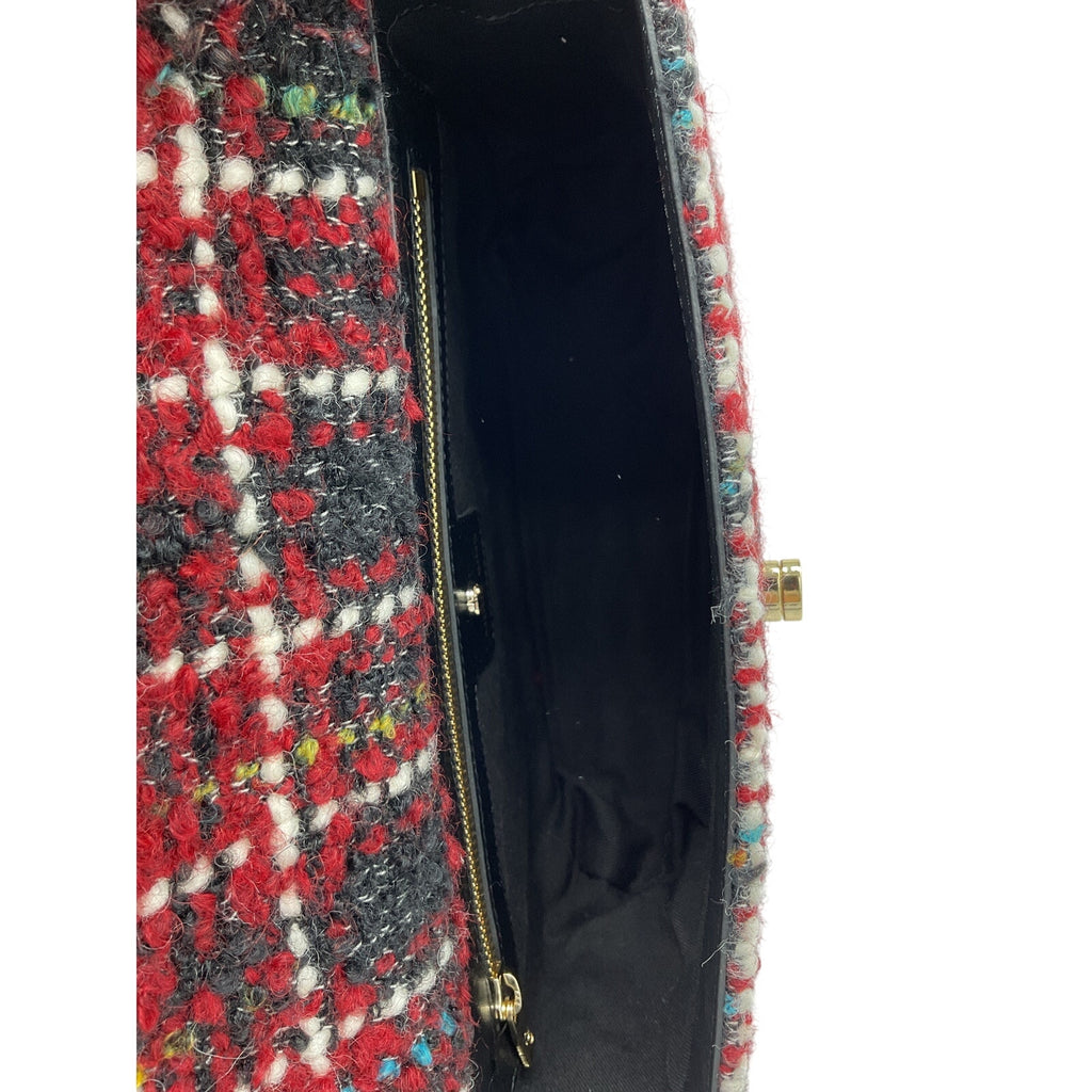 Anine Bing 'Nico' Red Wool Bag