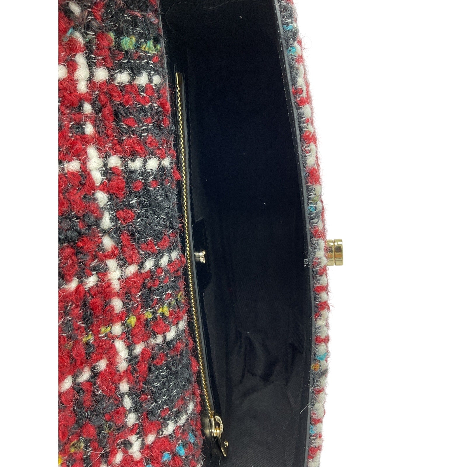 Anine Bing 'Nico' Red Wool Bag