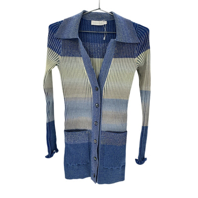 Simkhai 'Bianca' Blue Cotton Cardigan Size XS