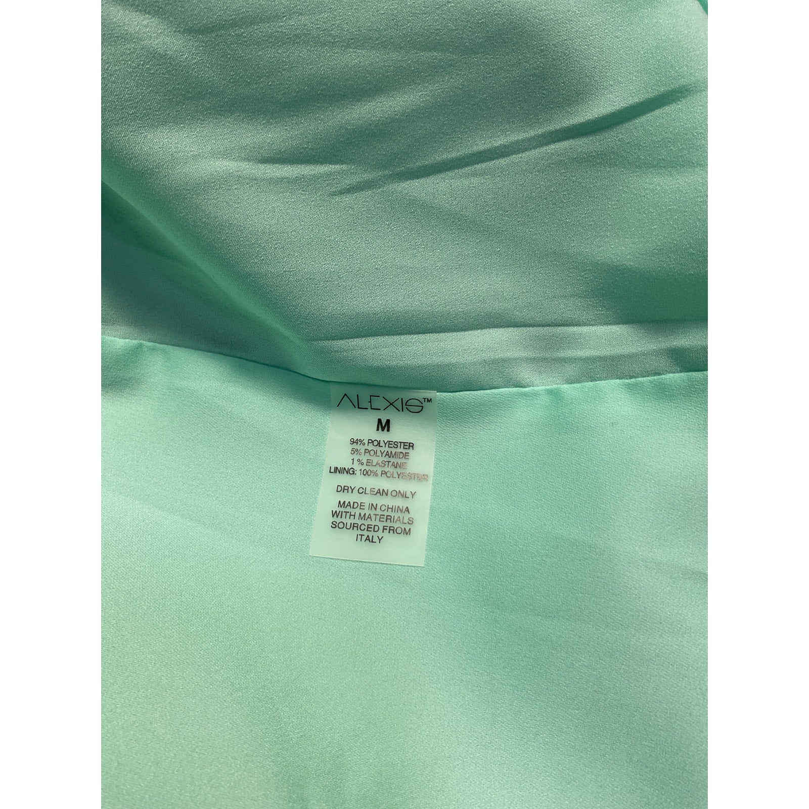 Alexis Blue Poly Max Dress Size M
