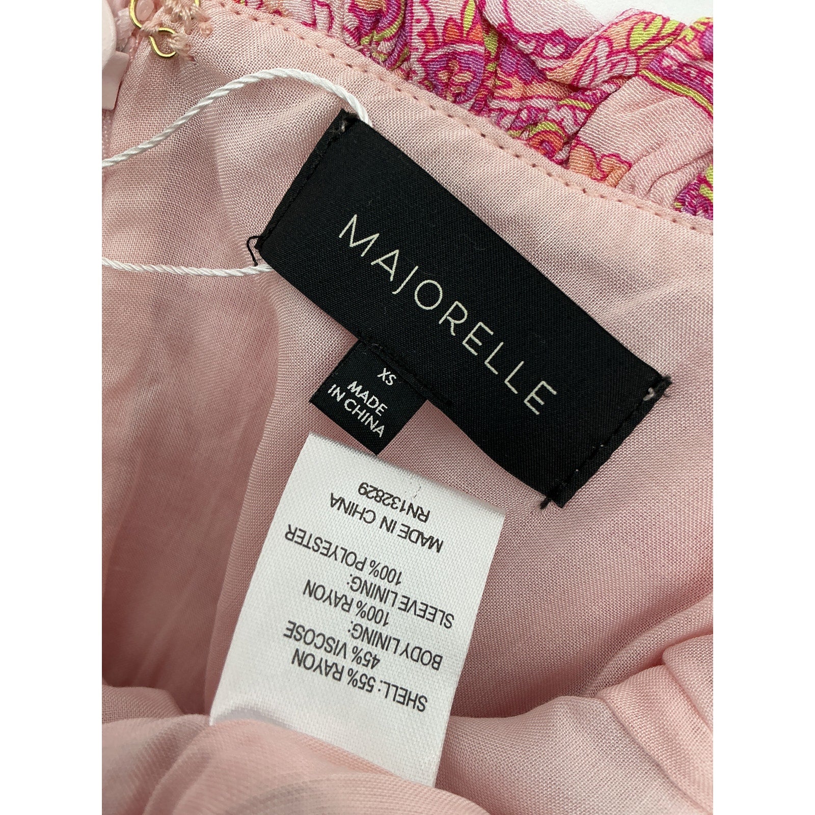Majorelle 'Stella' Pink Rayon Mini Dress Size XS