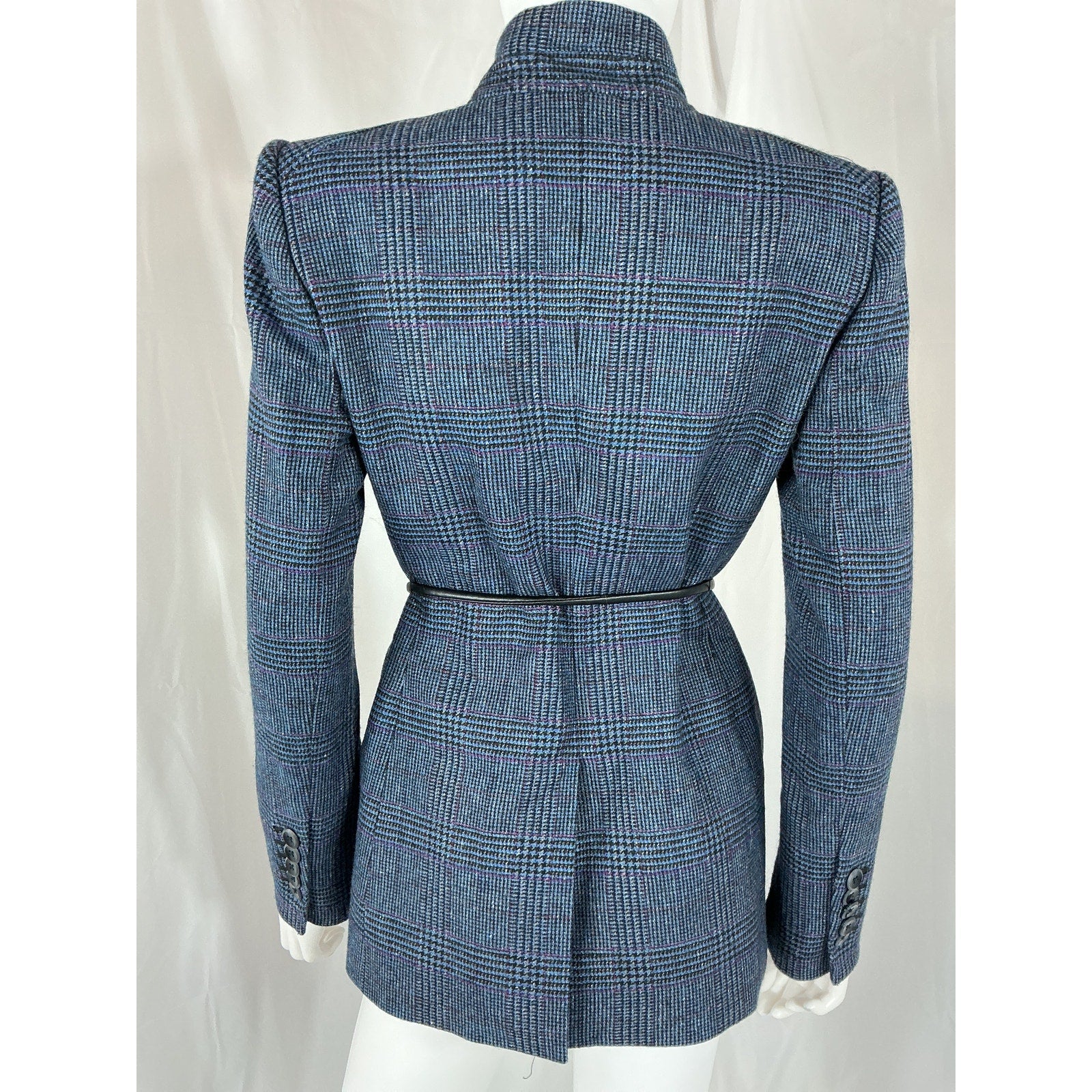 Veronica Beard 'Wilshire' Blue Wool Dickey Jacket Size 2