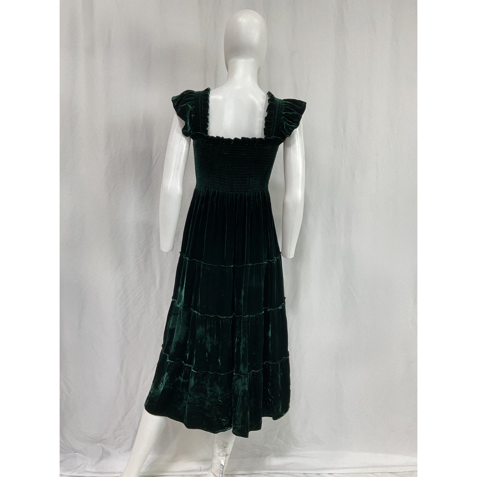 Hill House Home 'The Ellie' Green Cotton Nap Dress Size XS