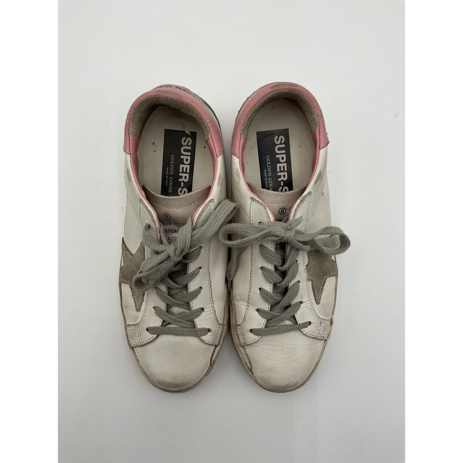 Golden Goose 'Super-Star' White Leather Sneaker Size 7