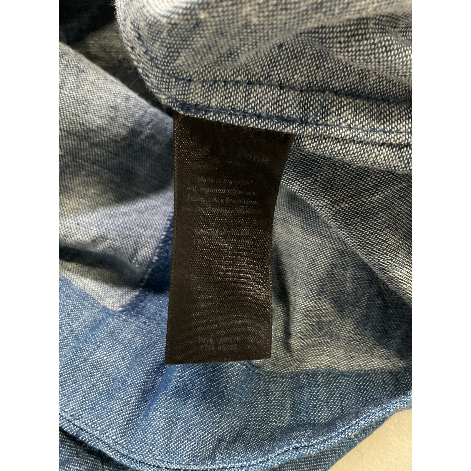 Rag & Bone 'Suffolk' Blue Denim Mini Dress Size S